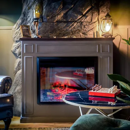 Design With Fireplace 5 People With Parking In * أولم